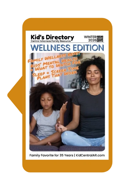Kid's Directory Arkansas Parent Resource Winter Jan 2026 Edition