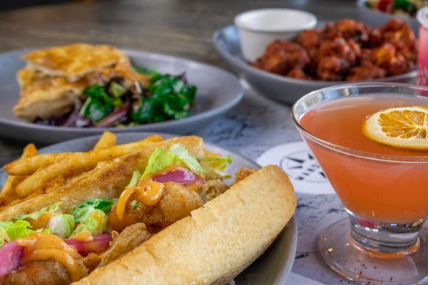 Sandwiches and hand-crafted cocktails 