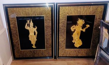 Gold plated Asian Art 