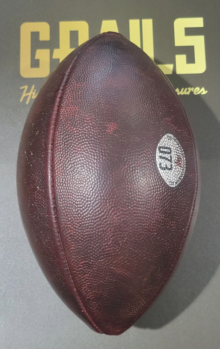 TAMPA BAY BUCCANEERS GAME USED NFL DUKE GAME BALL FOOTBALL PRE TOM BRADY ERA