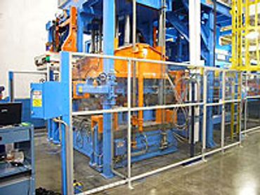 200-Ton dual acting press and thermoforming system