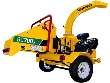 gas powered tow behind brush chipper