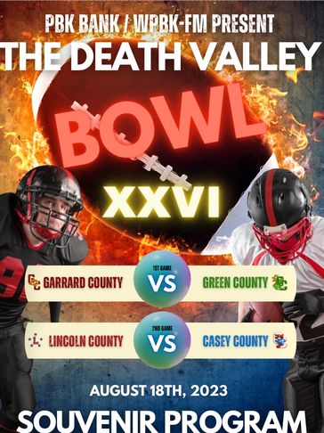 The 2023 Death Valley Bowl Souvenir Program