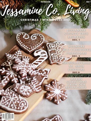 Digital Version of the Christmas / Winter edition of Jessamine County Living Magazine 2023.