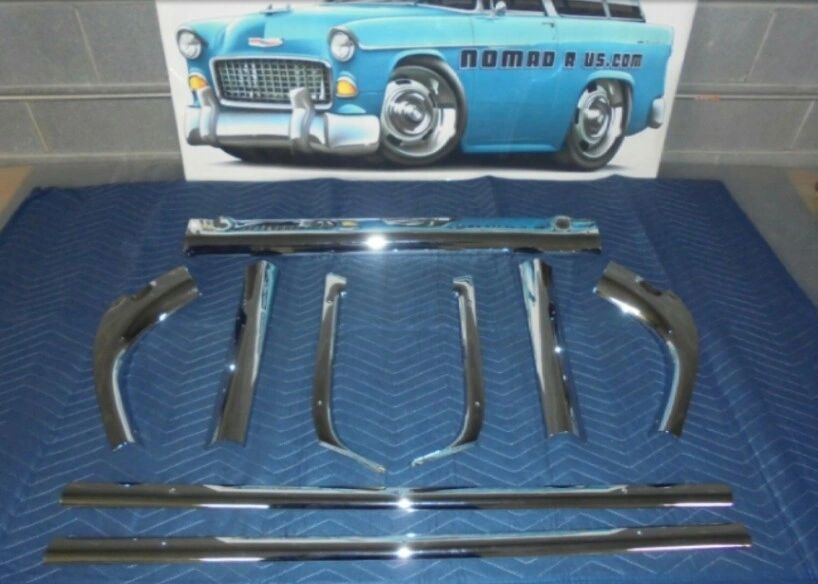 Upper Lift Gate Rubber Weatherstrip Seal For 55-57 Chevy Nomad - Molded Corners
