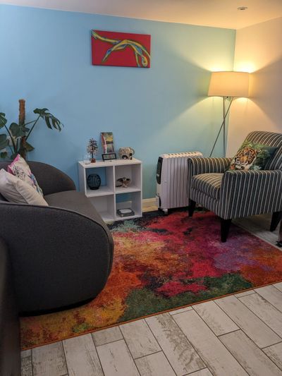 Journey2you counselling room based in Dunstable, Bedfordshire