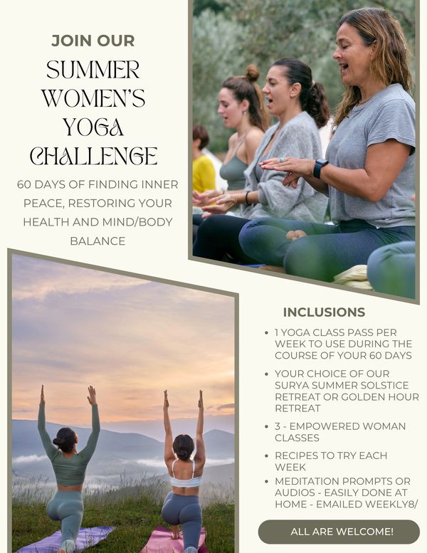 WOMEN DOING YOGA 