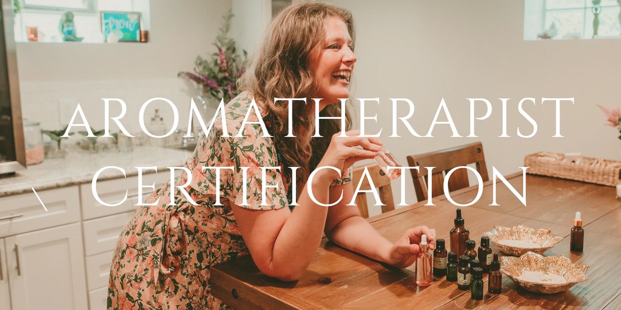 woman leading aromatherapist certification class