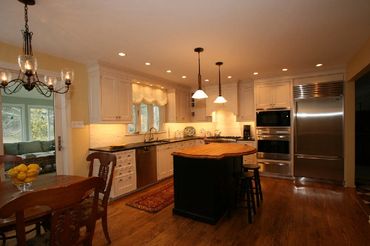 Different design of a kitchen