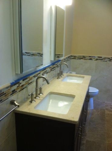 Classic design of a washbasin