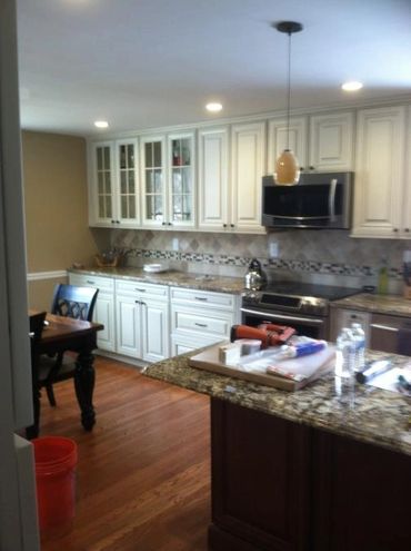 Cool design of the kitchen