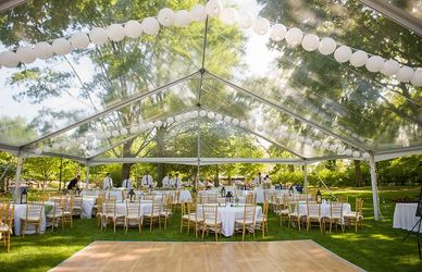 40x40 Frame Tent (Clear or White Top) - Tents & Events