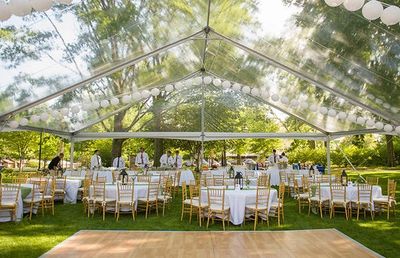 40x40 Frame Tent - Sunny Side Party Rentals