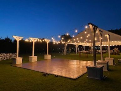 Perimeter String Lights Wedding & Event Lighting Rentals in New