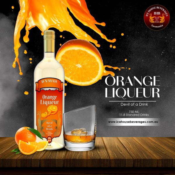 D'Yavol 'Devil of a Drink'
Orange Liqueur is a delicious as Triple Sec.  Great Cocktail Mixer or Bar