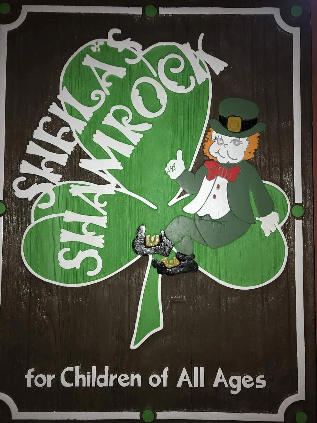 Store front sign of local Charleston gifts and souvenirs shop called, Sheila's Shamrock