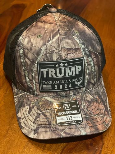 ISA caps ignited states hat company, leather patch hat Trump 2024