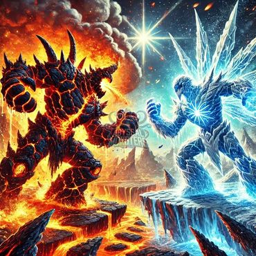 Name: Lava Titan vs Frost Elemental