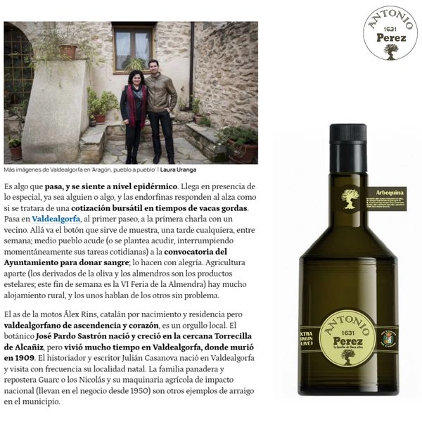 Antonio Perez Extra Virgin Olive Oil. KOOP, Korea Olive Oil Awards.