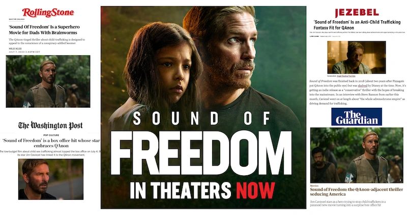 Sound of Freedom,' movie on child sex trafficking, is an unlikely hit