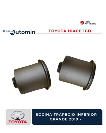 Two lower trapezoid bushings for Toyota Hiace 1GD 2019 model.