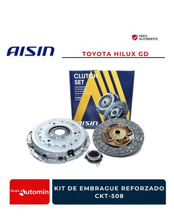 Kit de embrague reforzado para Toyota Hilux GD de Aisin.