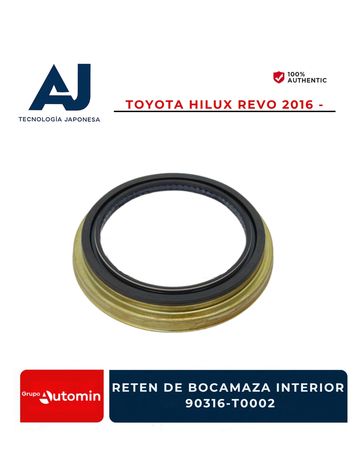 Interior oil seal for Toyota Hilux Revo 2016, part number 90316-T0002.