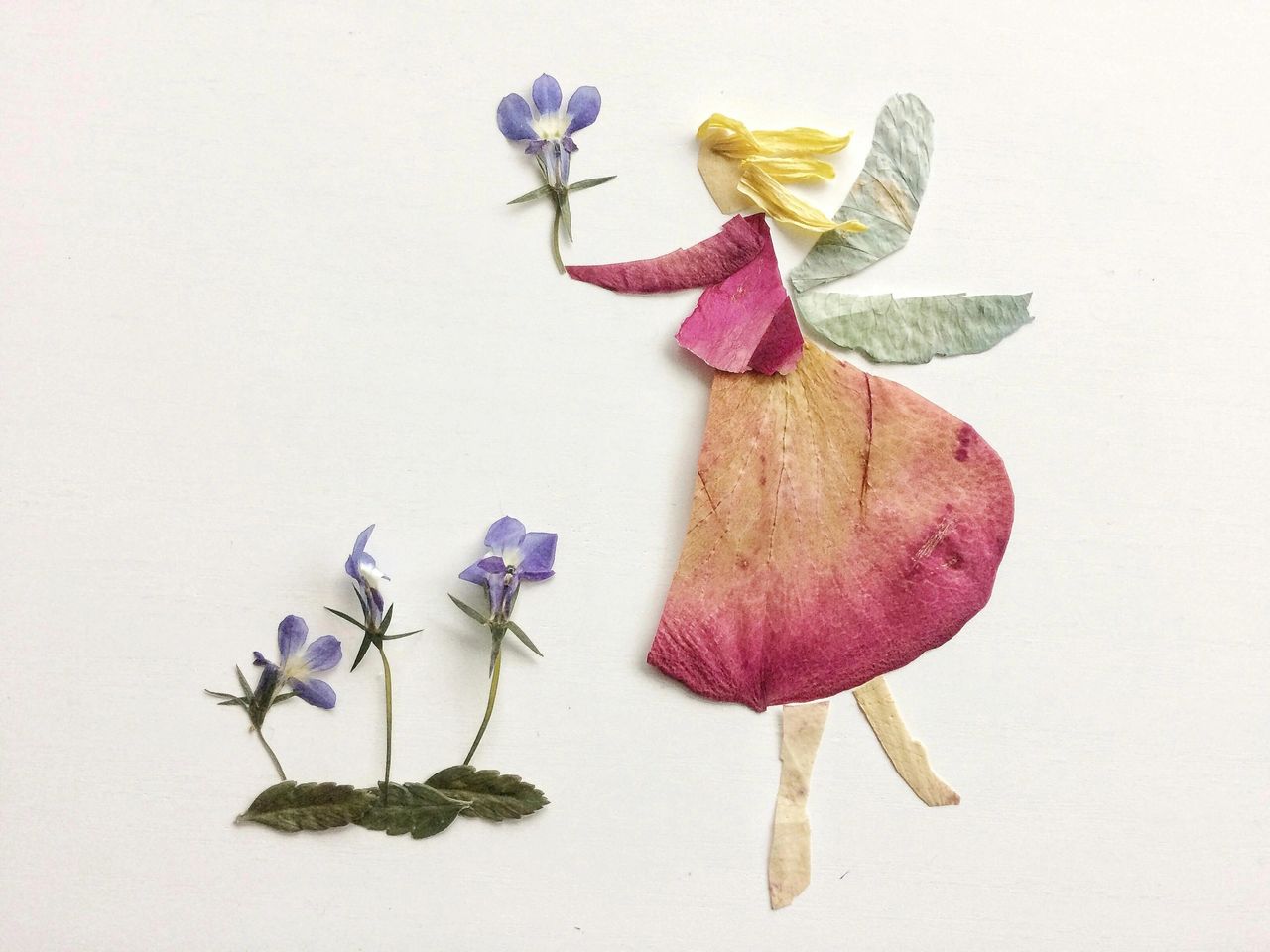 paper-art-with-flowers-on-card-stock paper-art-with-flowers-on-card-stock
