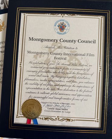 Montgomery County Council Citation