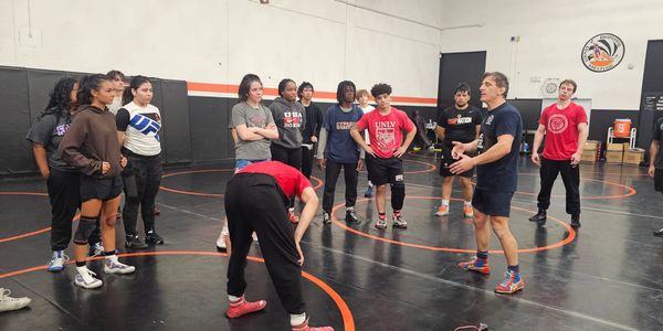 Guest Clinician, Tony Calandro from Italy leading practice.