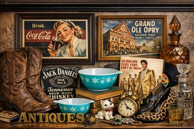 Vintage finds and thrift items available through POPpull Local Marketplace in Columbia Tennessee