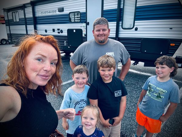 The day we brought home the bunkhouse! 