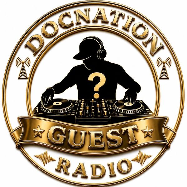 DocNation Radio guest DJ logo design.