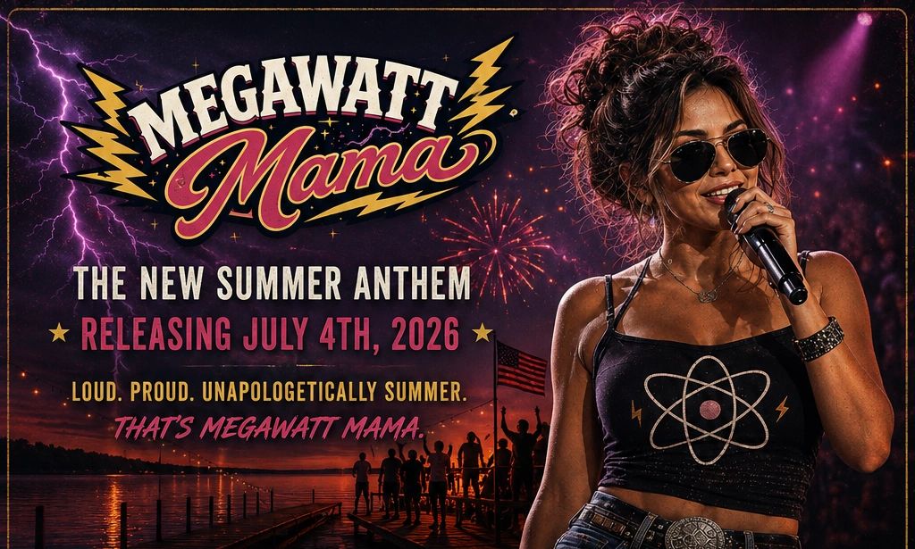 Megawatt Mama
The New Summer Anthem
Releasing July 4th, 2026
Loud. Proud. Unapologetically Summer.
T