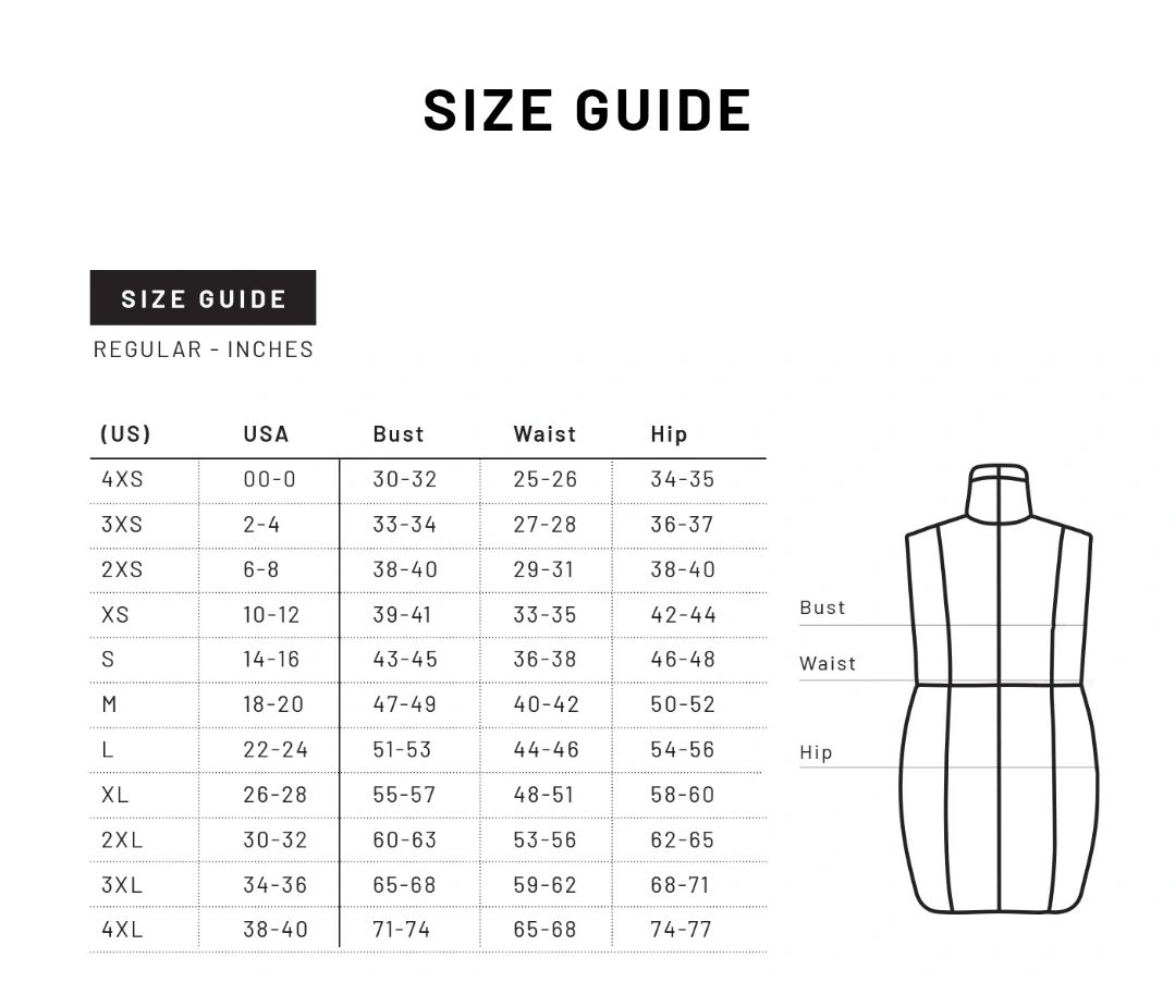 THE FINER LEAGUE SIZE GUIDE