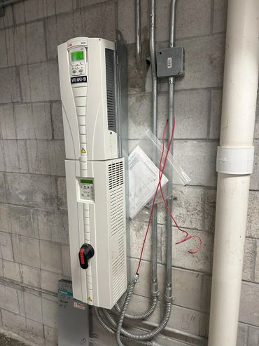 Commercial Electrical work on HVAC System