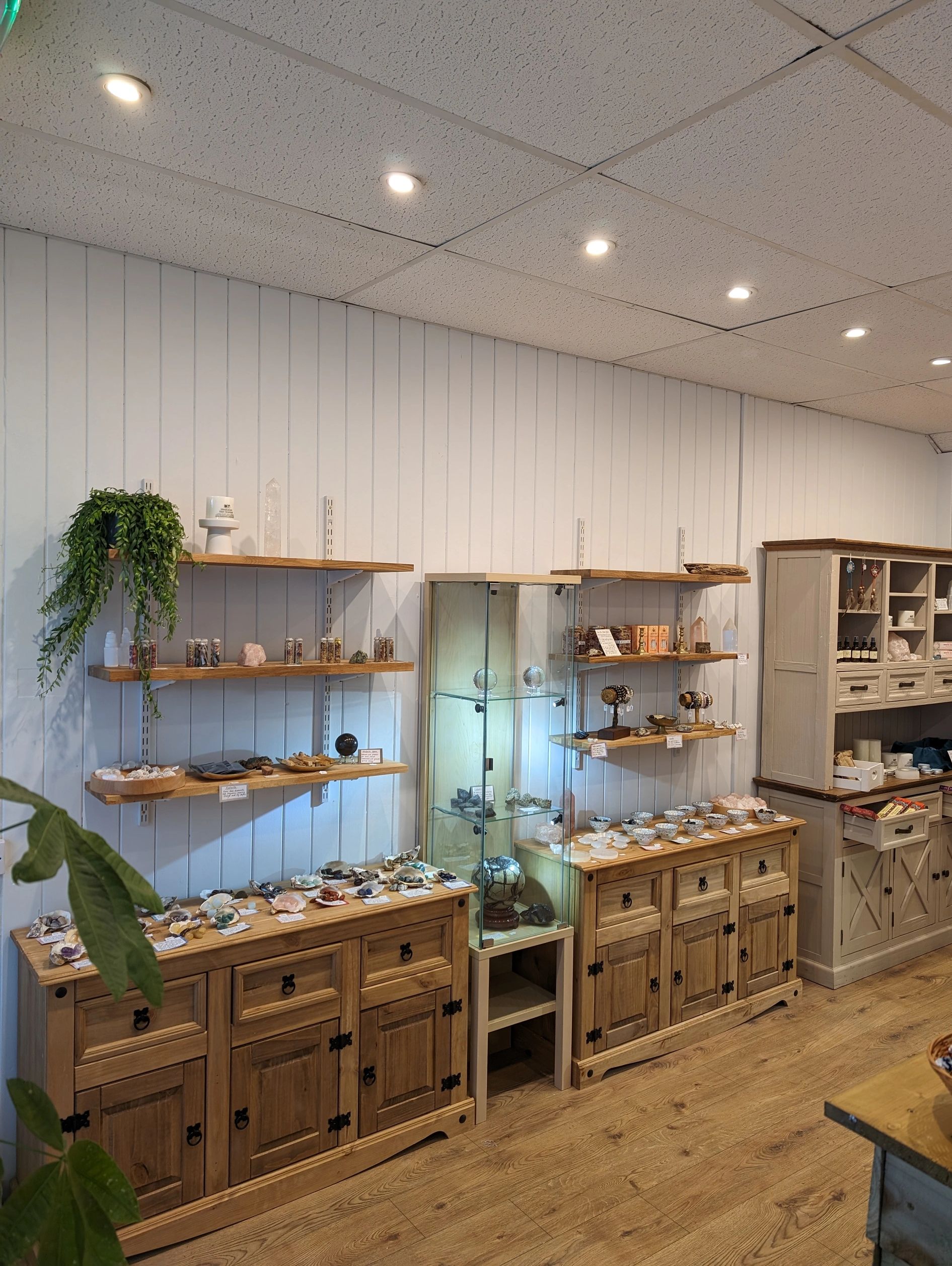 Crystal shop, HD Healing Centre, Truro, Cornwall