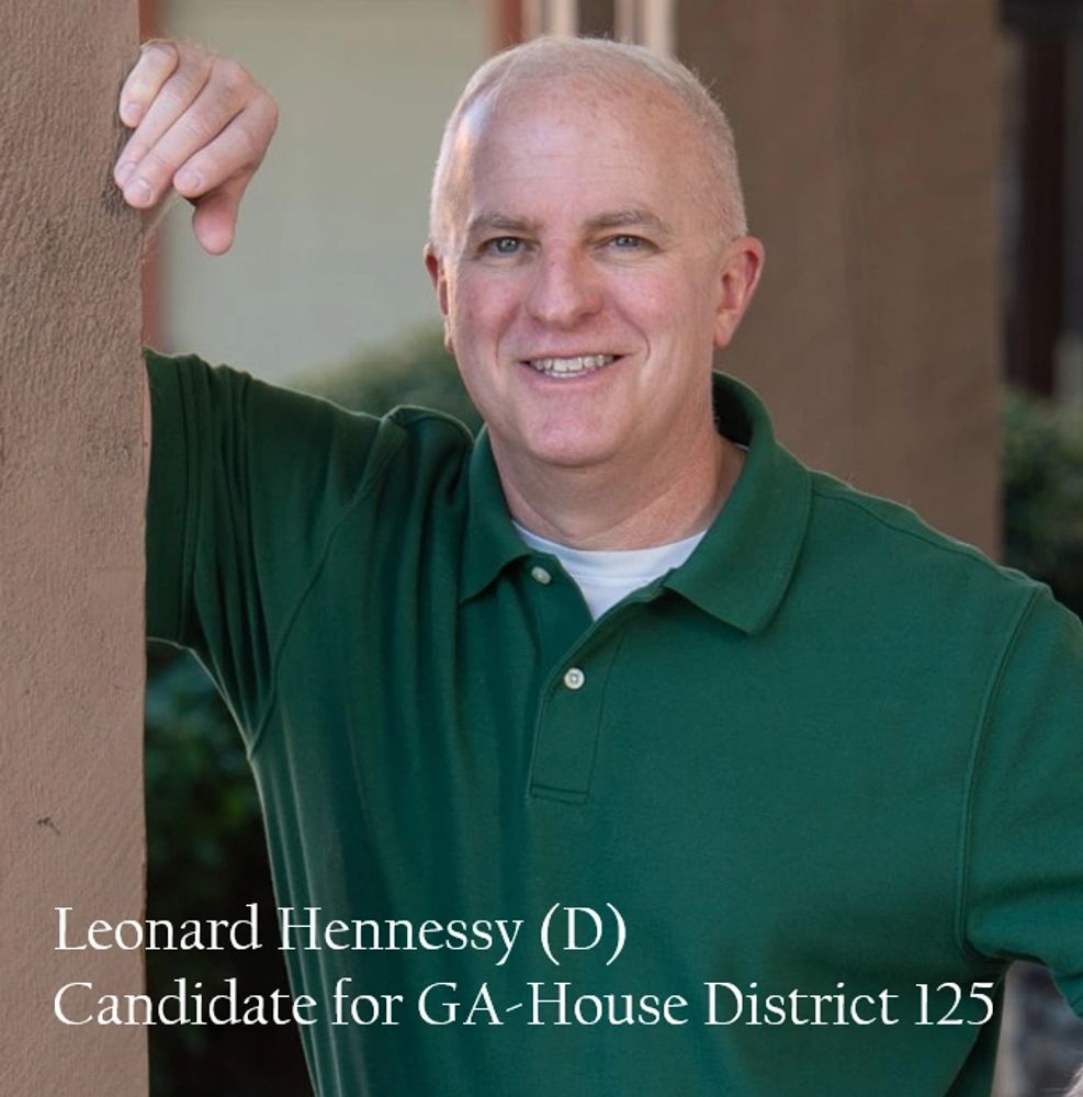 Leonard Hennessy, Democratic Candidate for Georgia House District 125

leonardhennessy.com
