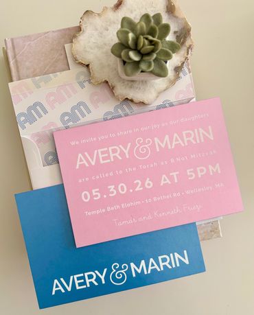 Marin and Avery Invite