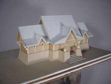 Customers vision of his river cabin