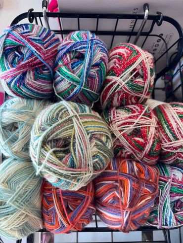 stylecraft head over heels 4ply
£6.99 each 
Ball Weight: 100g
Blend:25% Polyamide, 75% Wool