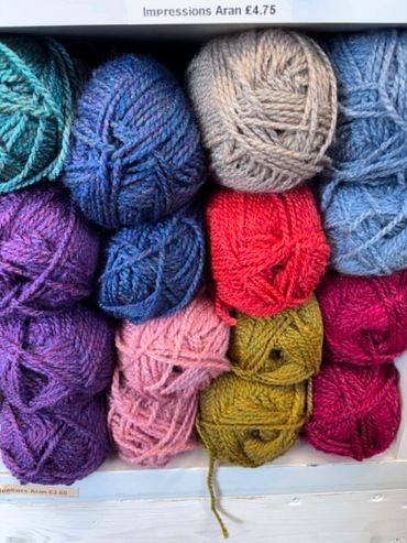 highland heather Aran 
£3.60 each
Yarn Weight
Aran
Ball Weight: 100g
Blend: 100% Acrylic
