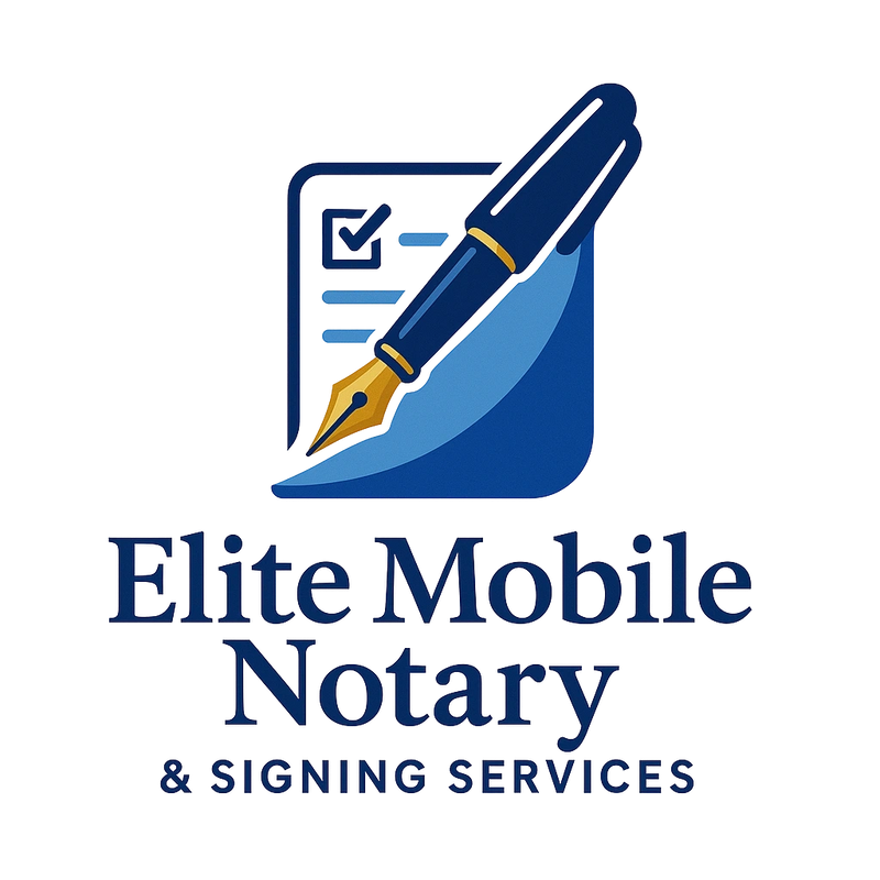 Elite Mobile Notary & Signing Services logo