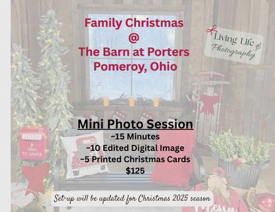 Christmas at the barn, Porter pumpkins and Jada’s maze. Mini photo session.