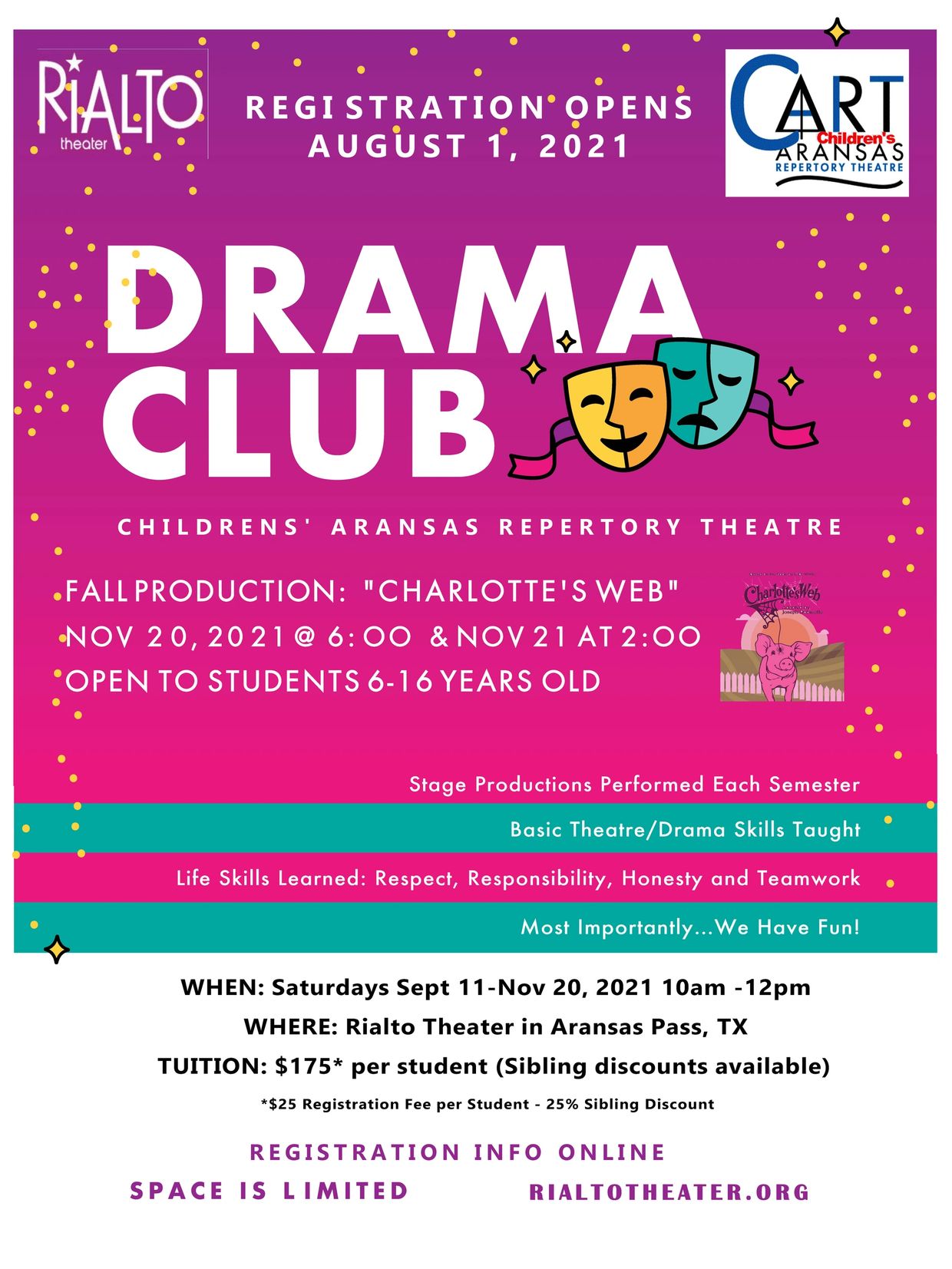 Drama Club Registration