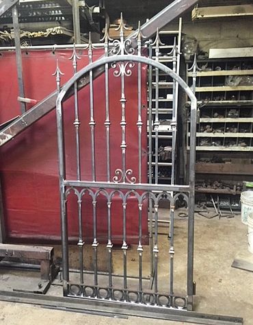 small black color big main door