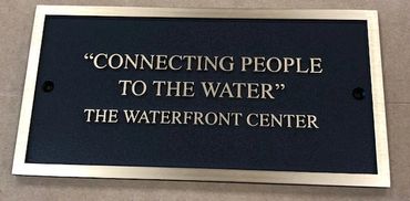 PVC Estate Signs, Named , connecting people to the water 