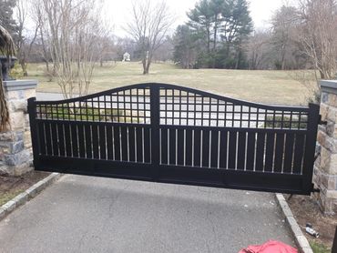 black color big main door