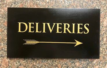 PVC Estate Signs, Named , deliveries