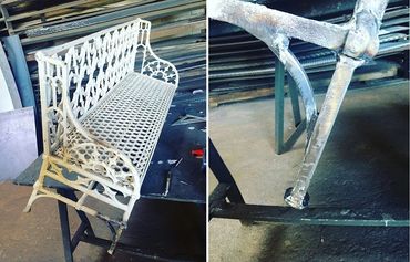 decorative white chair photo